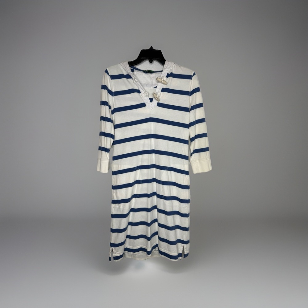 Lauren Ralph Lauren Jeans Company Nautical Hooded Dress Crest Coastal Size PS